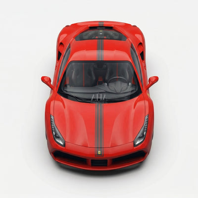 Ferrari 488 GTB Center Stripes Decals
