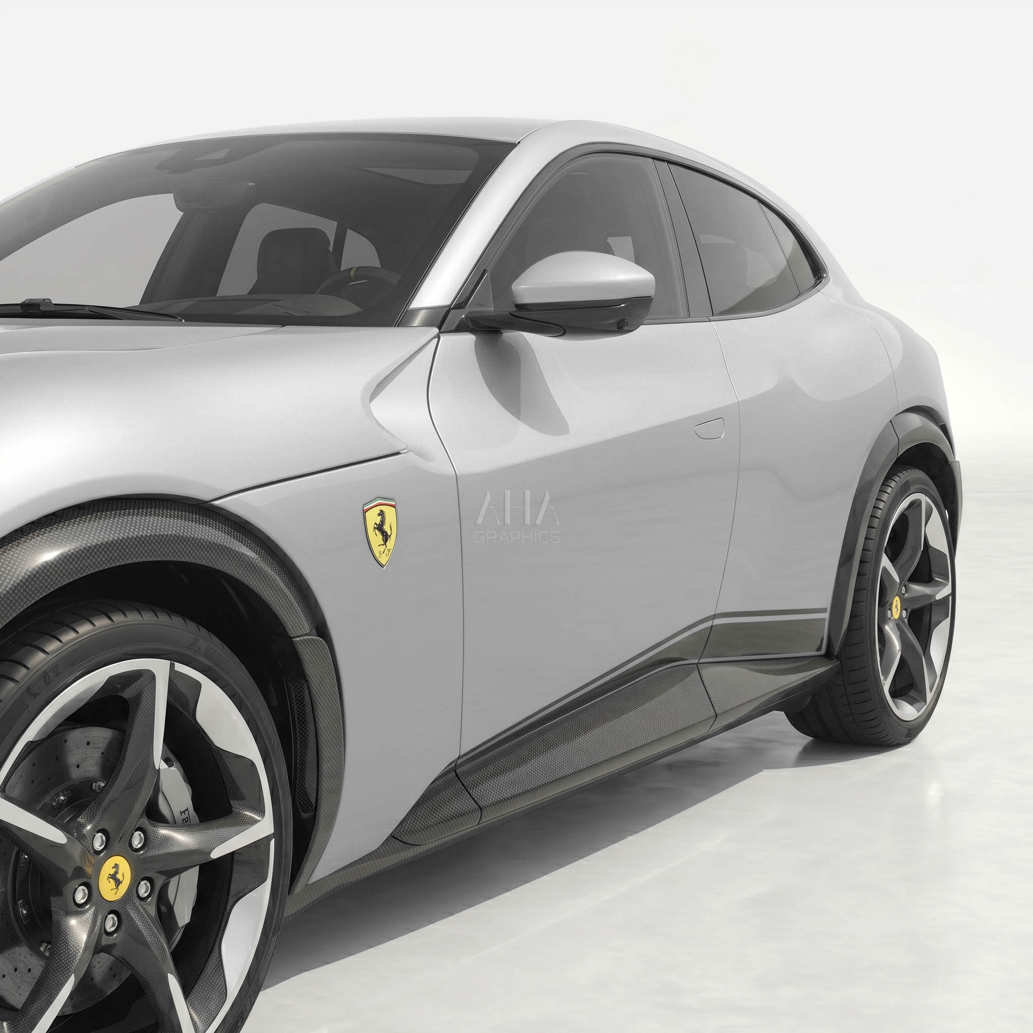 Ferrari Purosangue Side Stripes Decals