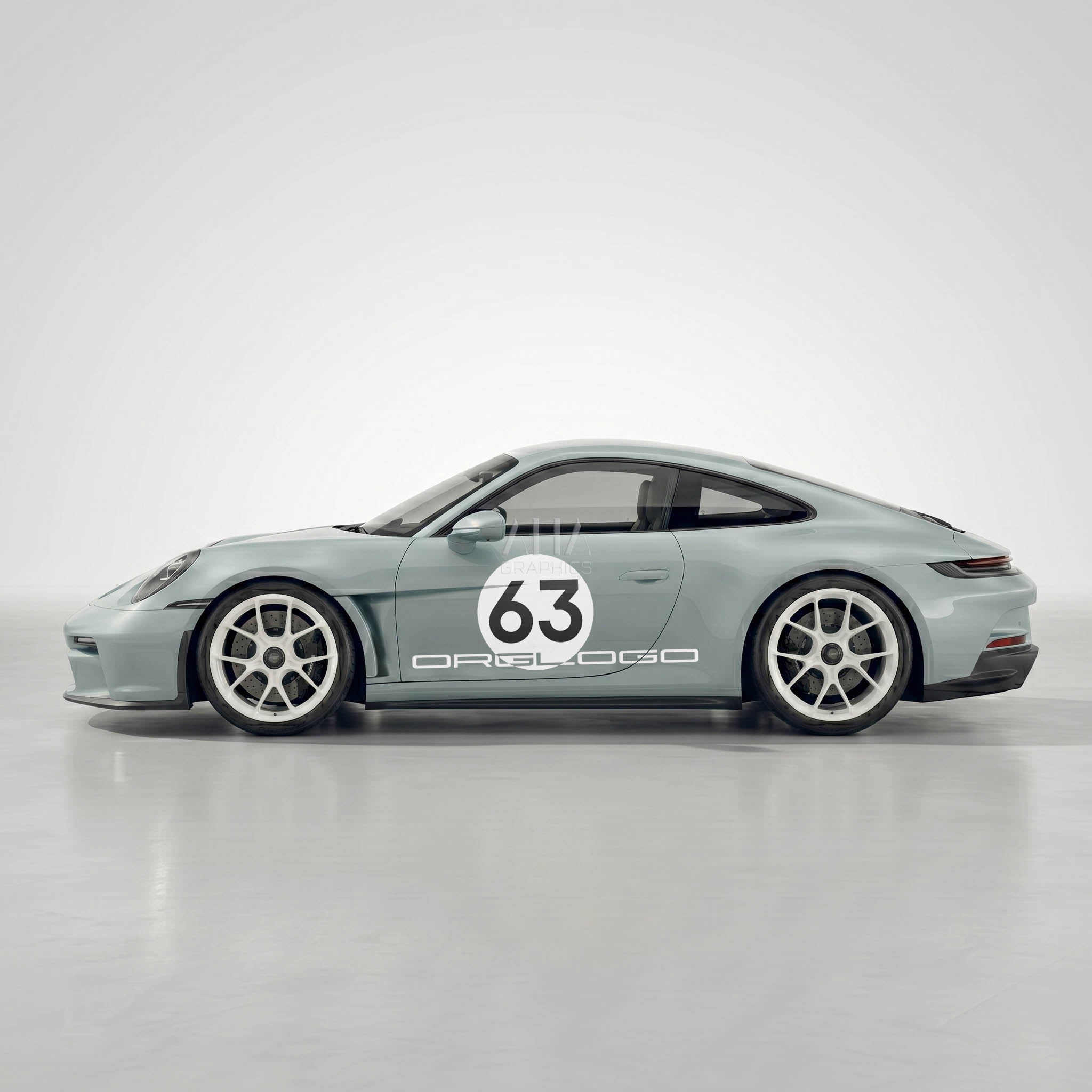 992 911 ST S/T Side Graphics Decals