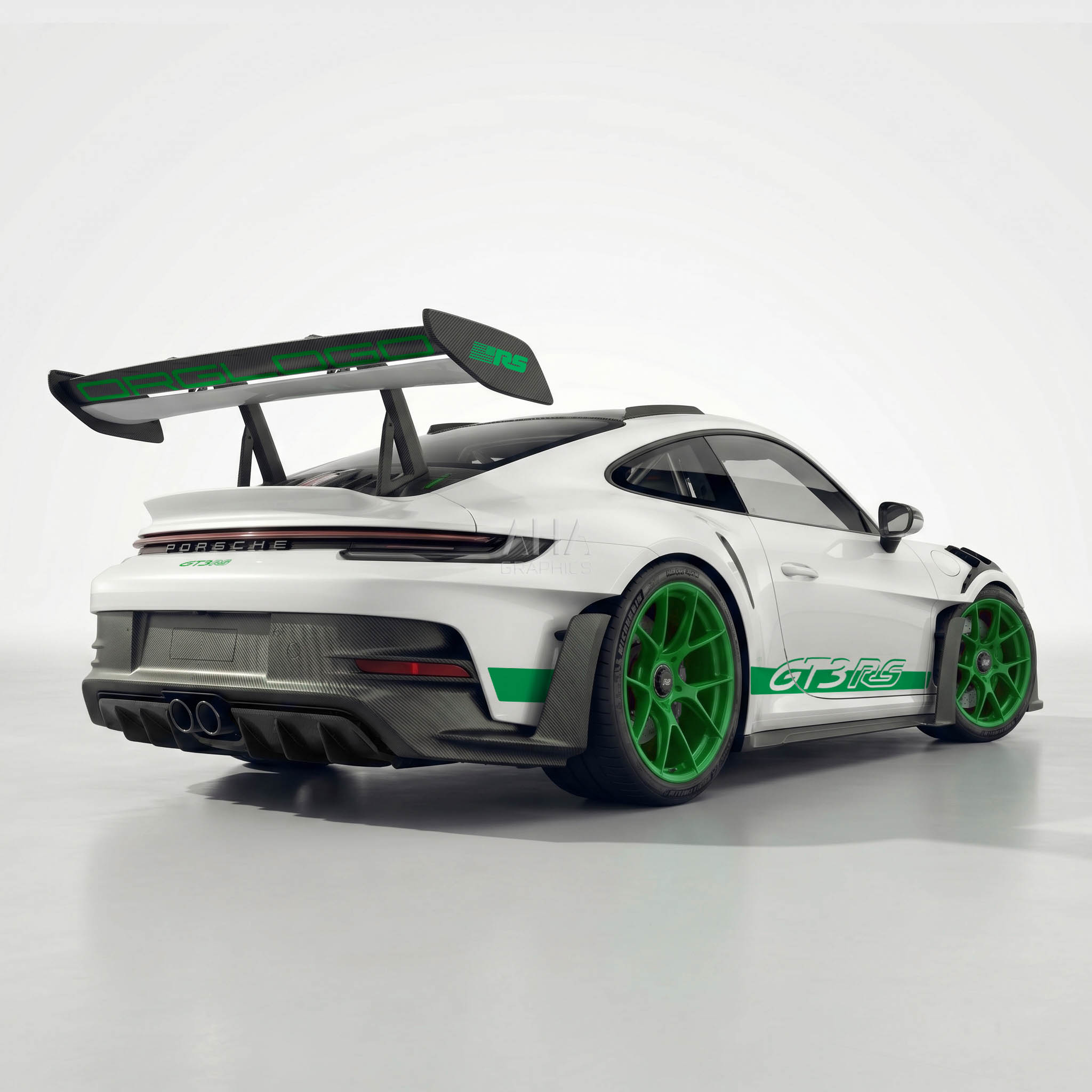 992 GT3 RS Tribute Package Side Stripes Decals