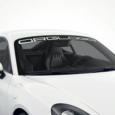 981/982 718 Cayman Windscreen Decal