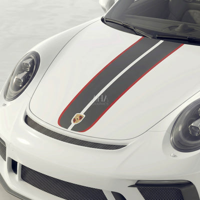 991 911R GT3 Touring Center Stripes Decals
