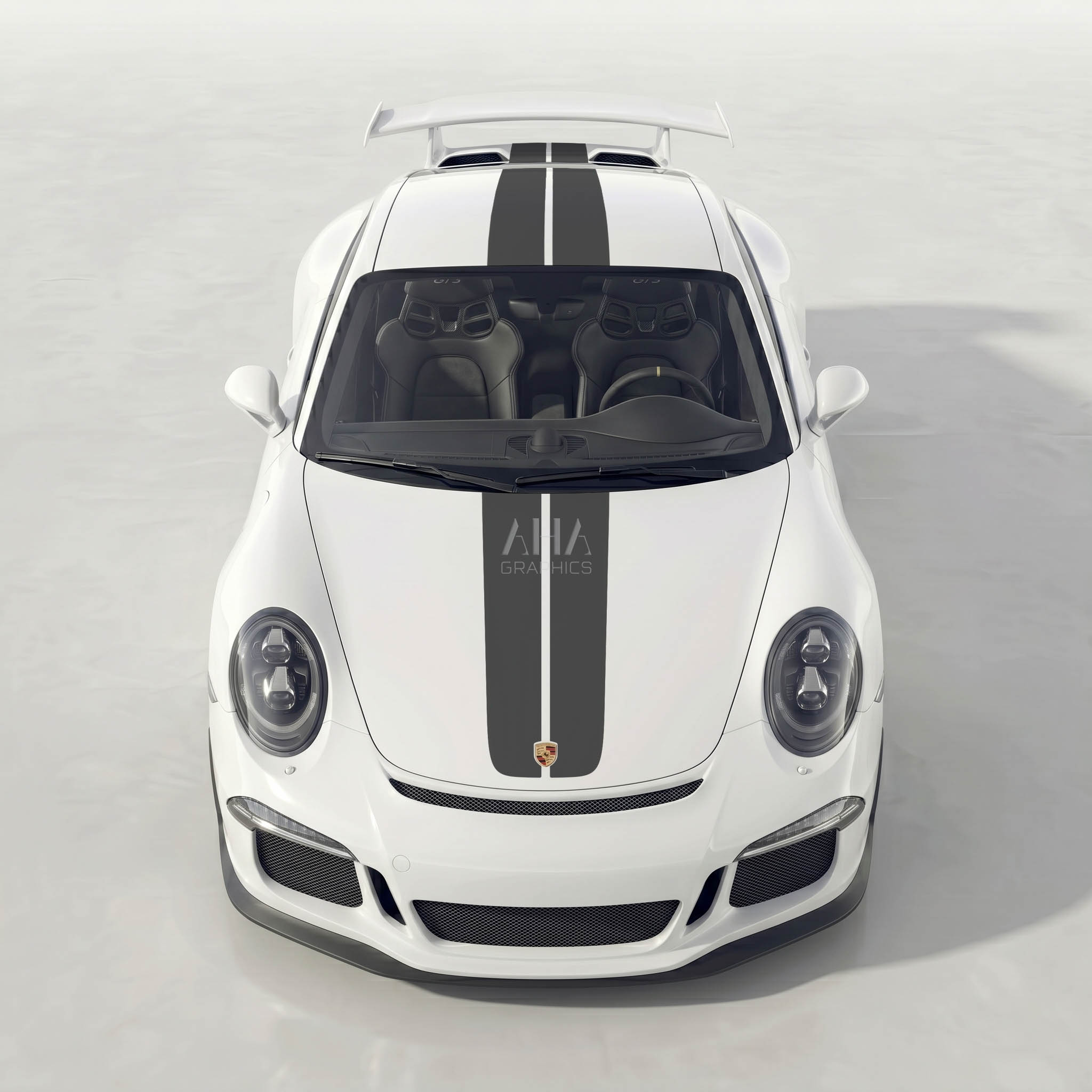 991 GT3 Center Stripes Decals