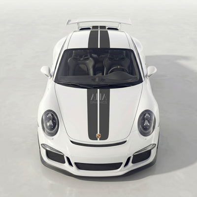 991 GT3 Center Stripes Decals
