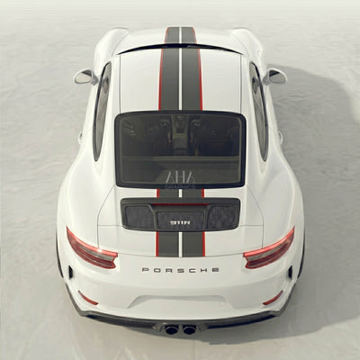 991 911R GT3 Touring Center Stripes Decals