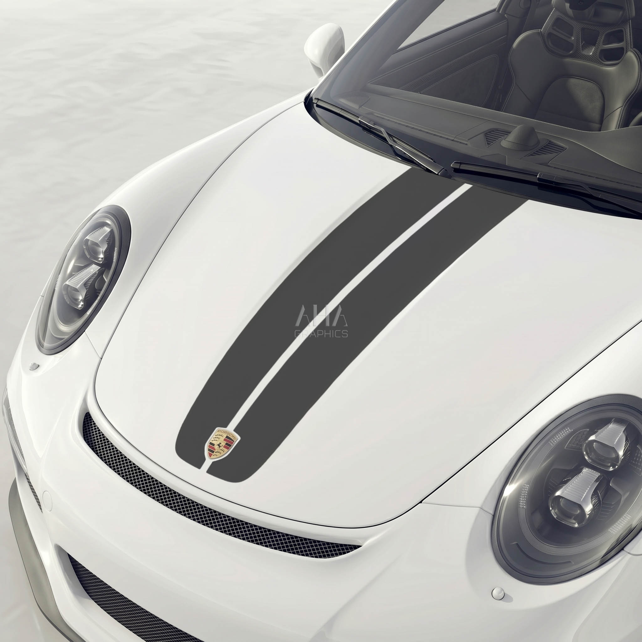 991 GT3 Center Stripes Decals