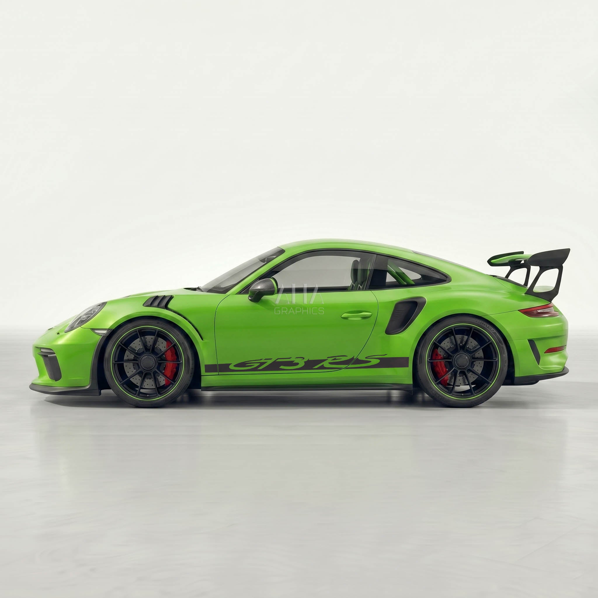 991.2 911 GT3RS Side Stripes Wing Decal