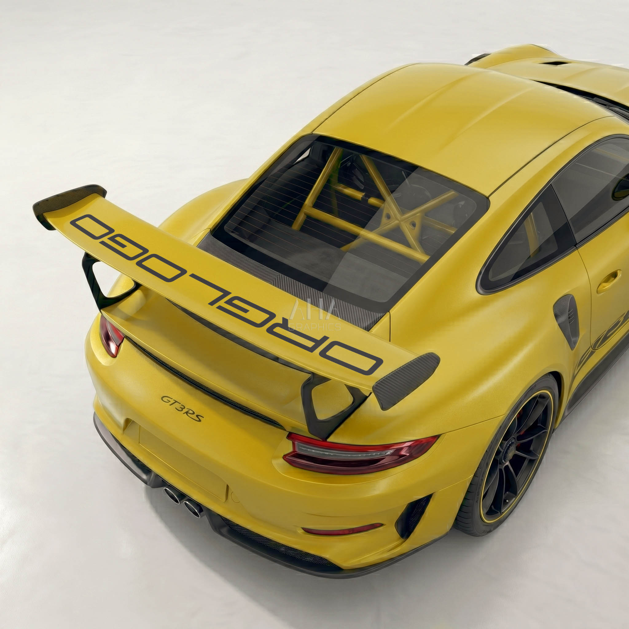 991 991.2 911 GT3RS Wing Decals