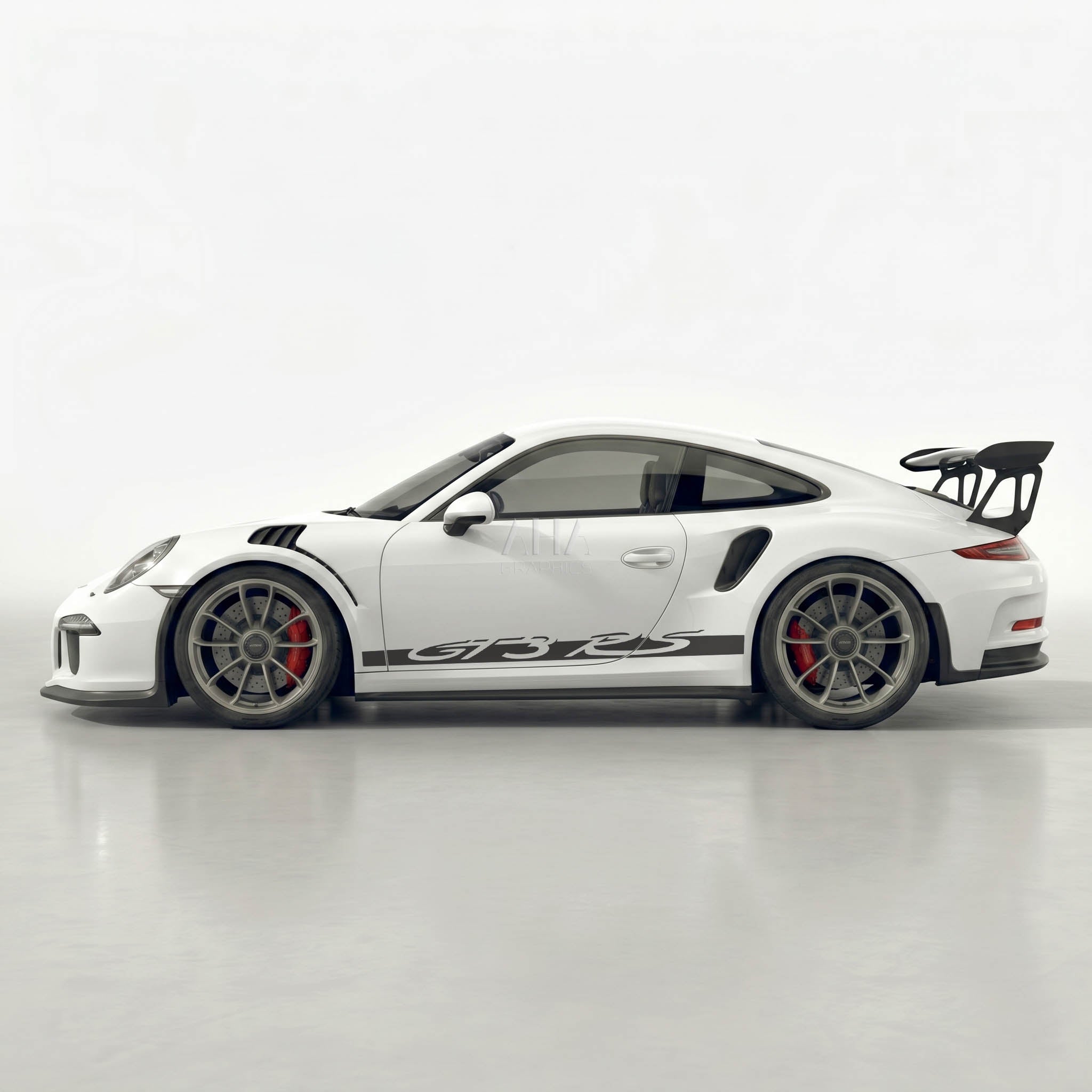 991 911 GT3RS Side Stripes Wing Decal