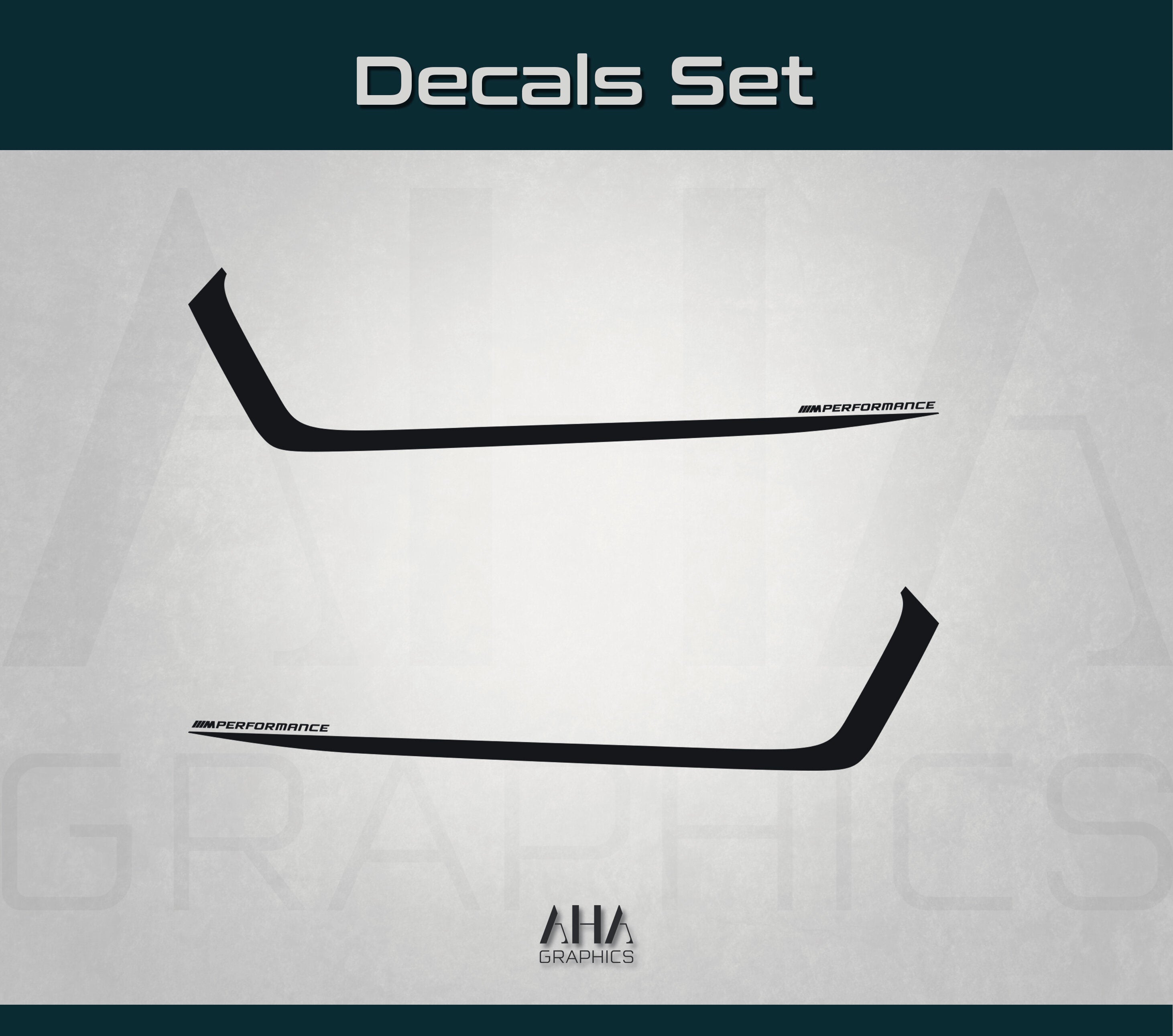 Side Stripes Decals for BMW M4