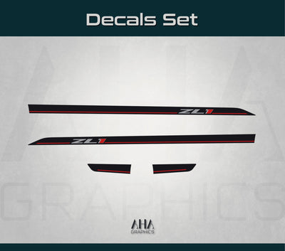 Side Stripes Decals for Chevrolet Camaro ZL1
