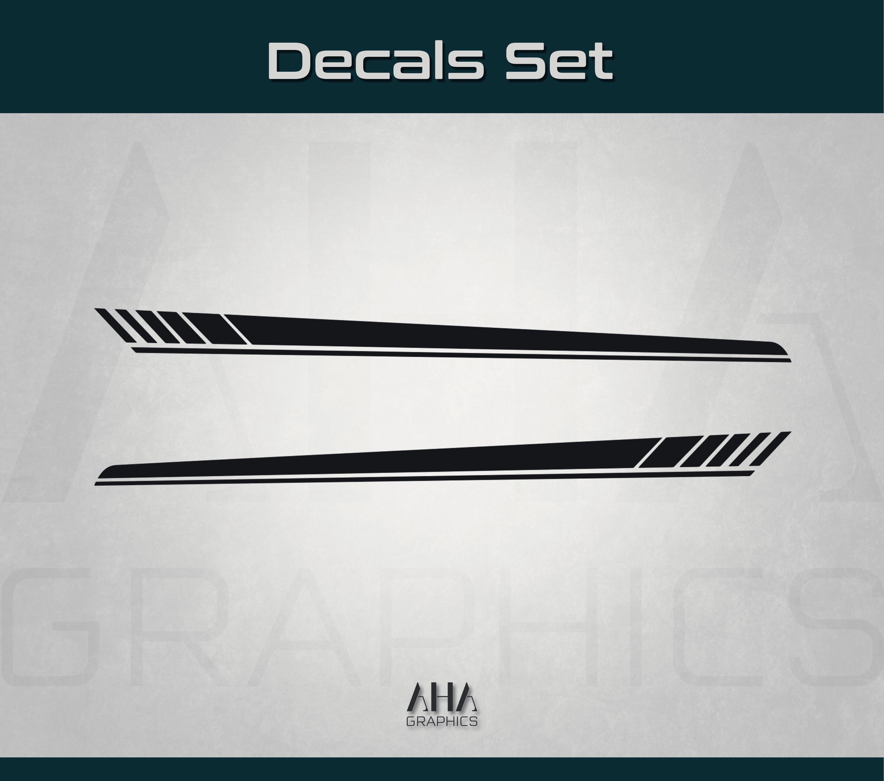 Side Stripes Decals for Mercedes AMG GT63 4 Door Coupe