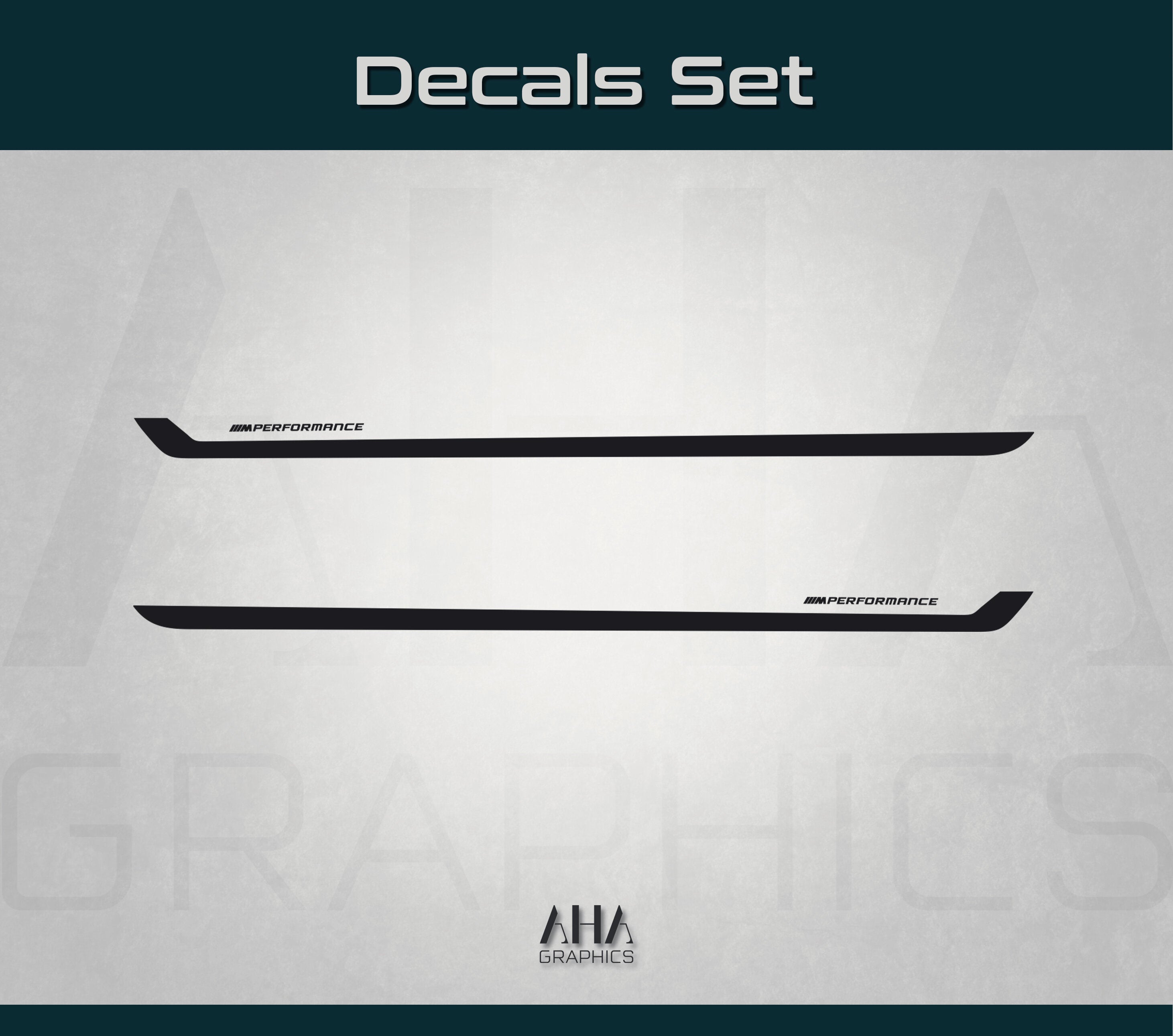Side Stripes Decals for BMW 5 Series M5