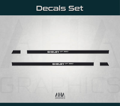 Side Graphic Decals for Ford Mustang Shelby GT350