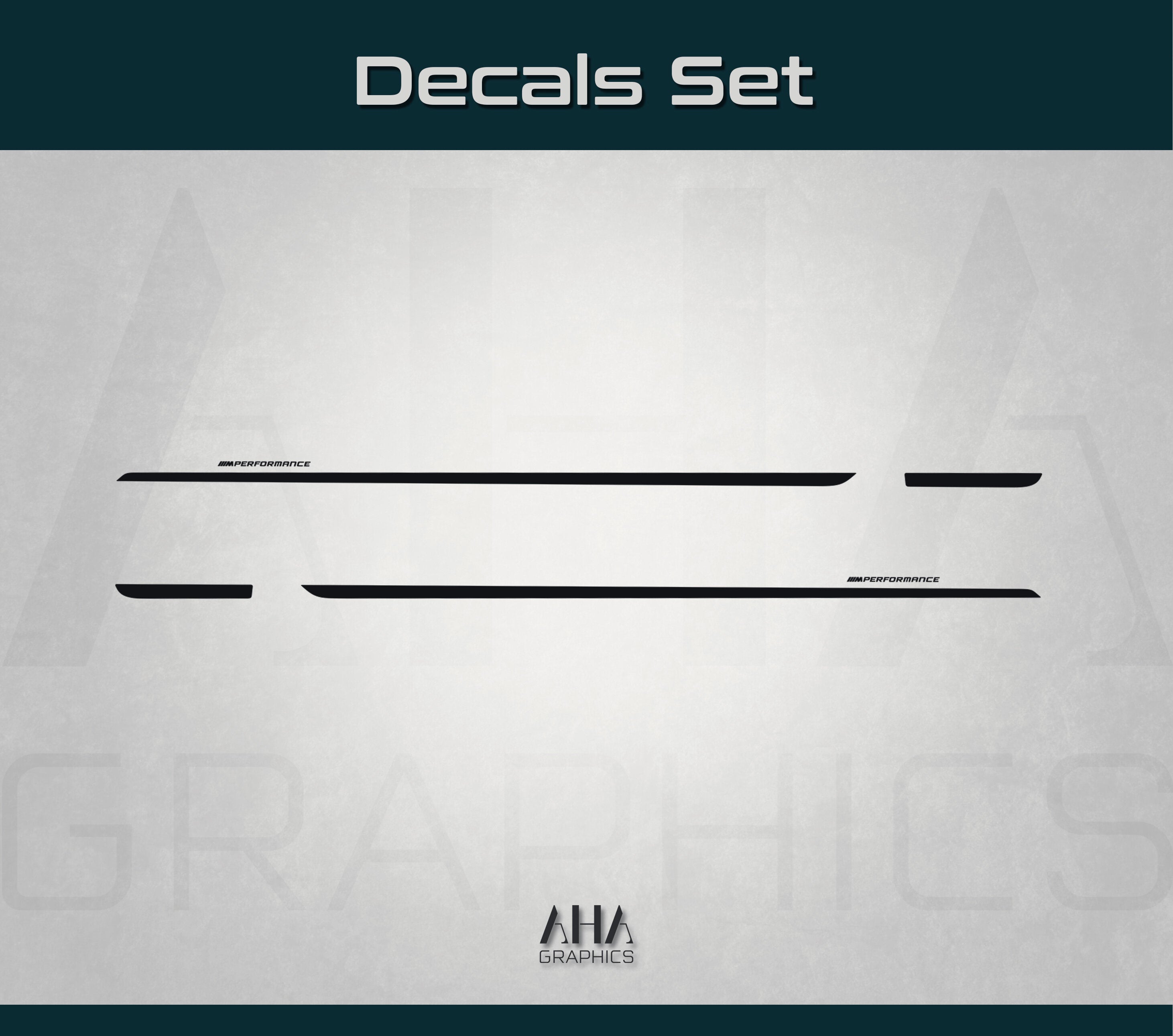 Side Stripes Decals for BMW M5 5 Series