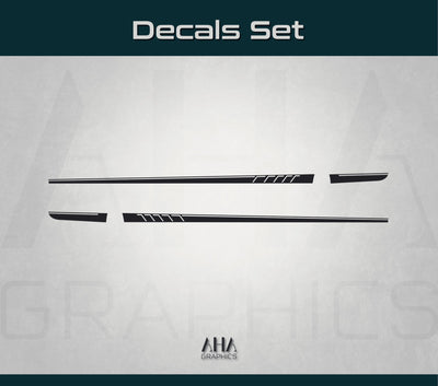 Side Stripes Decals for Mercedes AMG C63 Coupe Mercedes Benz C Coupe