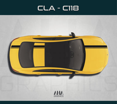 Center Stripes Decals for Mercedes CLA C118