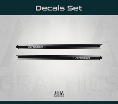Side Stripes Decals for Land Rover Defender 110