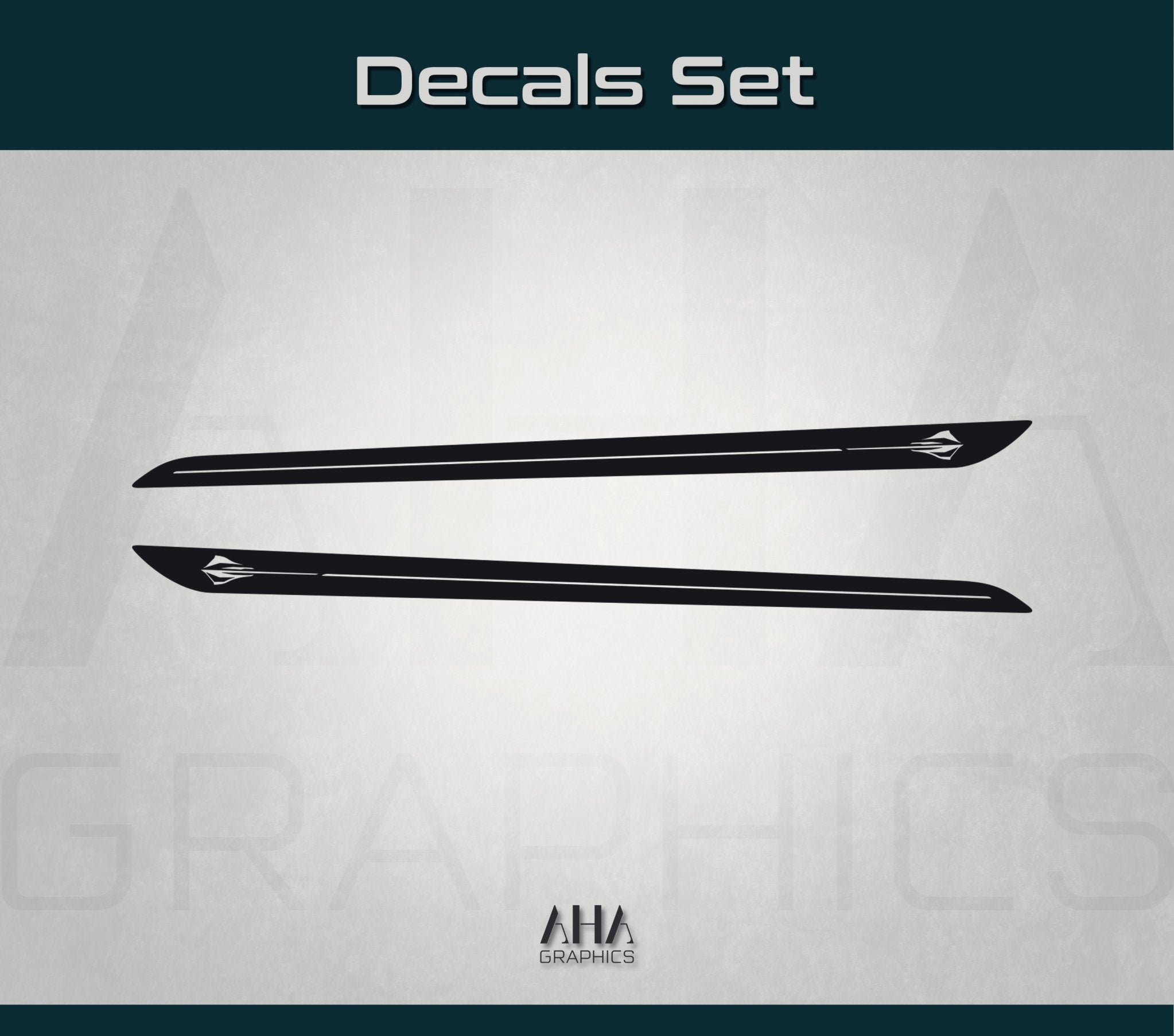 Side Stripes Decals for Chevrolet Corvette C7 Stingray