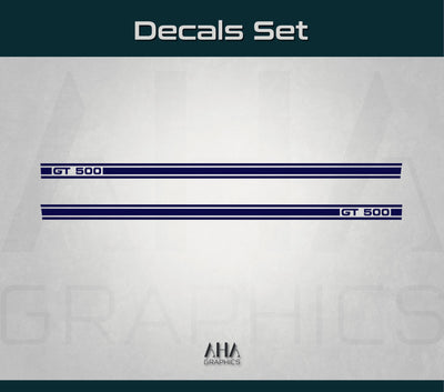 Side Stripes Decals for Ford Mustang Shelby GT 500