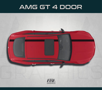 Center Stripes Decals for Mercedes AMG GT 4 Door Coupe