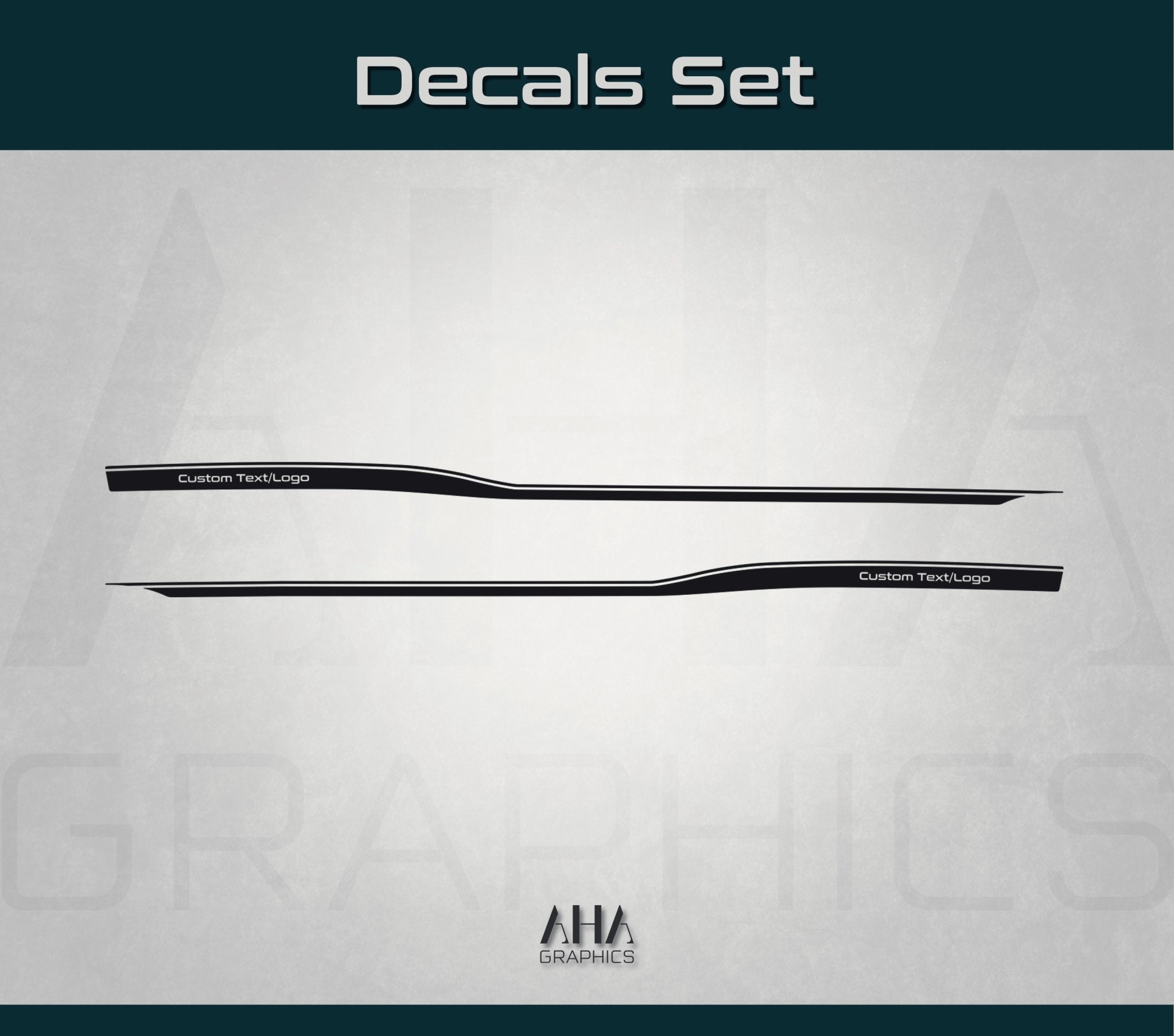 Custom Side Stripes Decals for Dodge Challenger