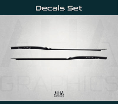Custom Side Stripes Decals for Dodge Challenger