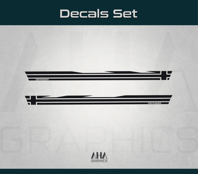 Side Stripes Decals for Land Rover Defender 110