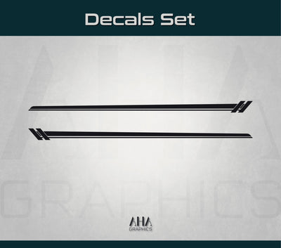 Side Stripes Decals for Dodge Challenger RT GT SRT