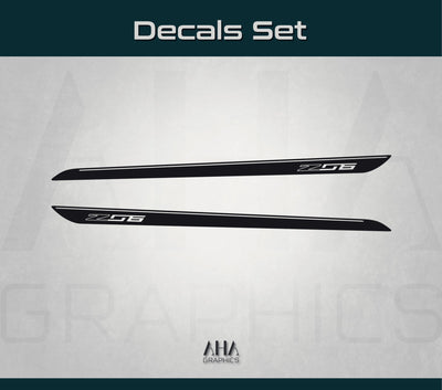 Side Stripes Decals for Chevrolet Corvette C7 Z06