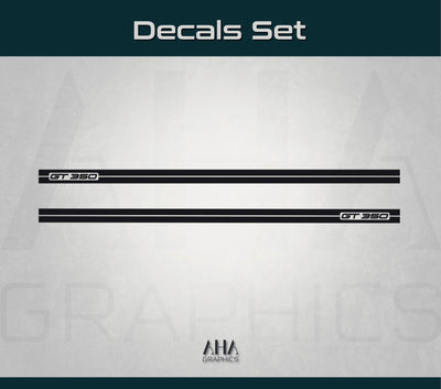 Side Stripes Decals for Ford Mustang Shelby GT 350