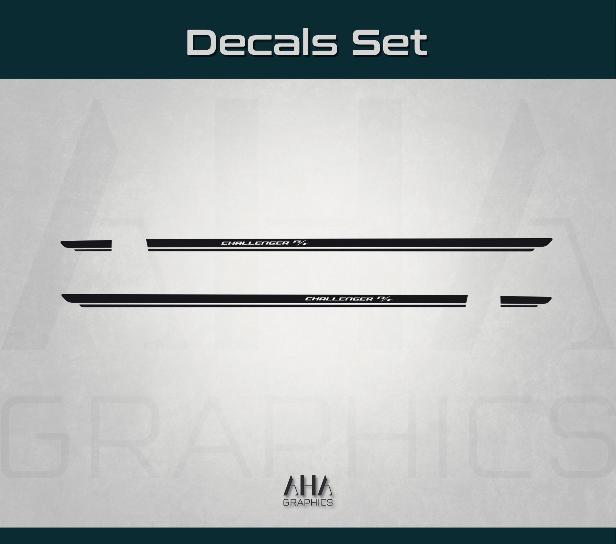 Side Stripes Decals for Dodge Challenger RT