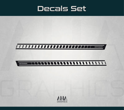 Side Stripes Decals for Land Rover Defender 90