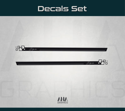 Side Stripes Decals for Land Rover Defender 90