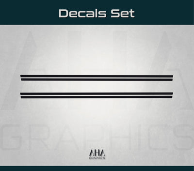Side Stripes Decals for Dodge Challenger RT GT SRT