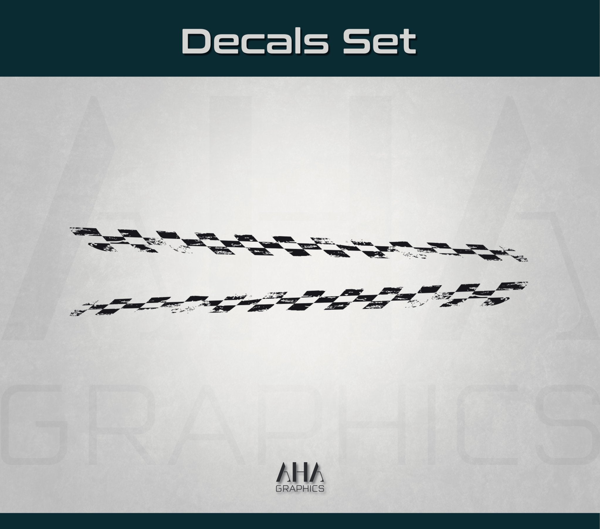 Scratched Side Stripes Decals for Chevrolet Corvette C7 ZR1