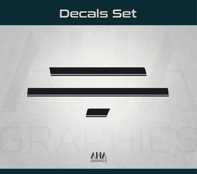 Center Stripes Decals for Mercedes AMG GT 4 Door Coupe