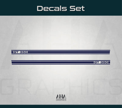 Ford Mustang Shelby GT 350 Side Stripes Decals