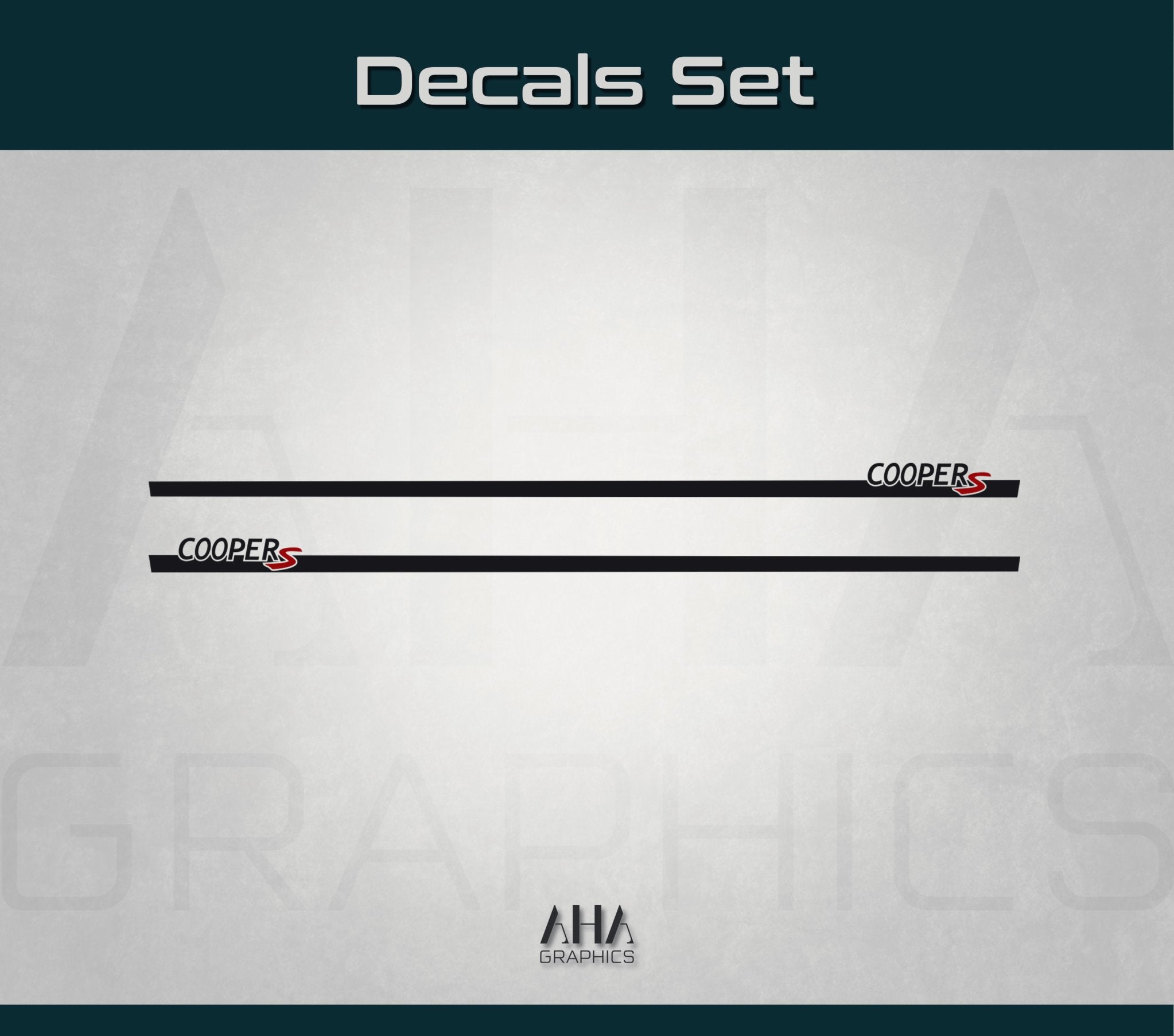 Side Stripes Decals for Mini Cooper S Mini Cooper