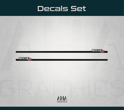 Side Stripes Decals for Mini Cooper S Mini Cooper