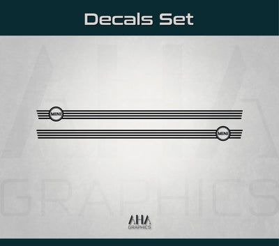 Side Stripes Decals for Mini Cooper S Mini Cooper JCW