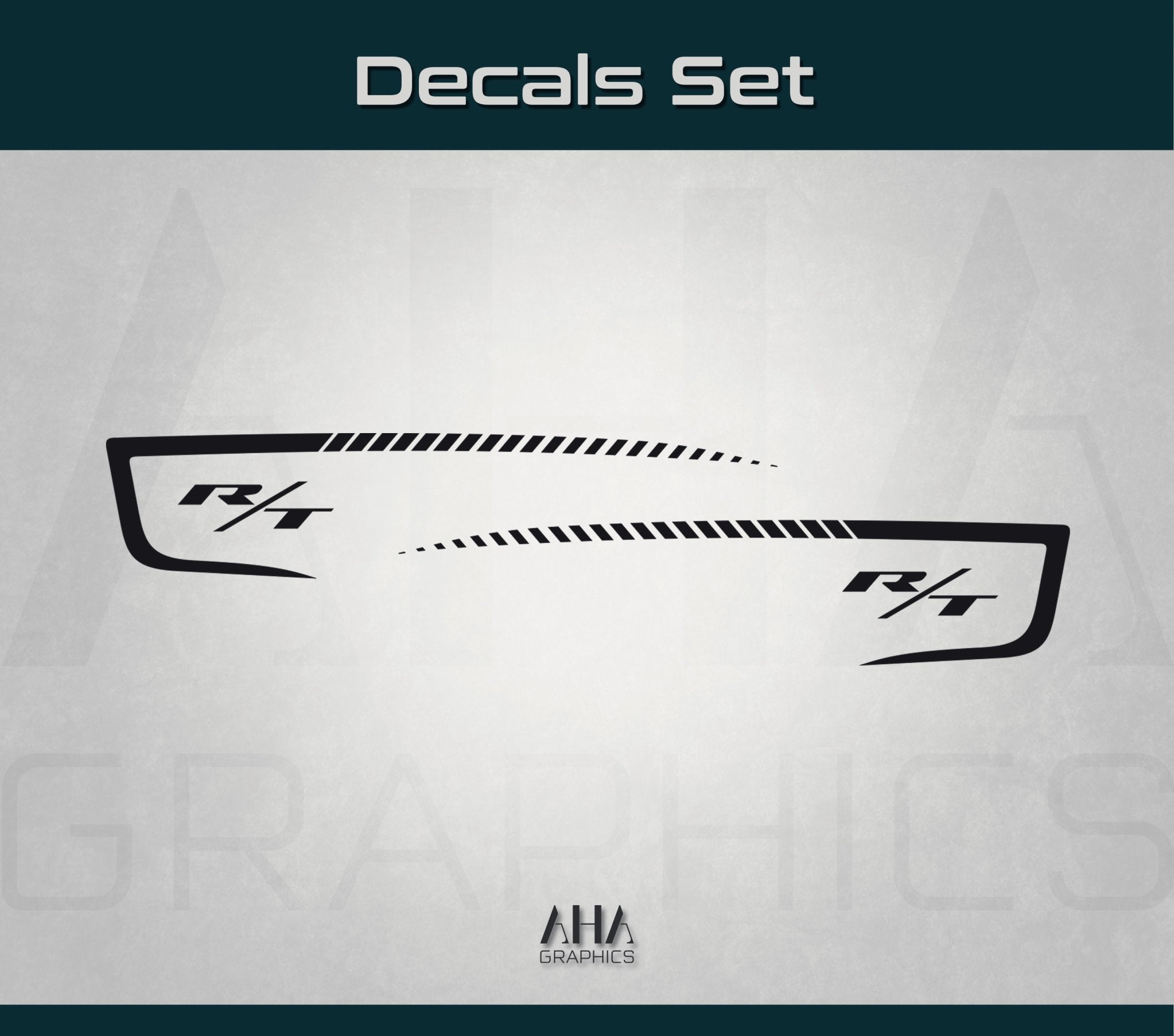 Side Graphic Decals for Dodge Challenger RT