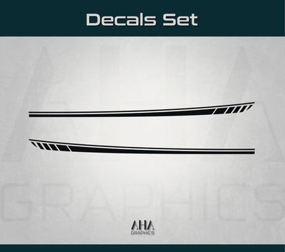 Side Stripes Decals for Mercedes AMG GT GTS GTC GTR