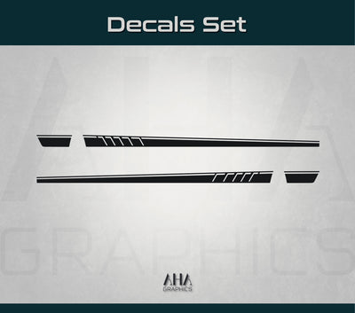 Side Stripes Decals for Mercedes CLA C117