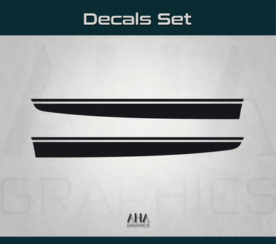Side Stripes Decals for Mercedes AMG GT GTS GTC GTR