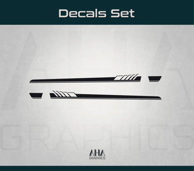 Side Stripes Decals for Mercedes AMG C63 Mercedes Benz C Class