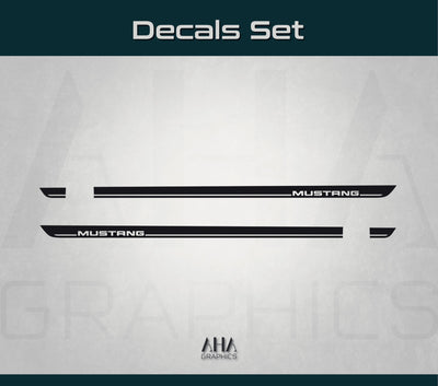 Side Stripes Decals for Ford Mustang Shelby GT 5.0 Cobra