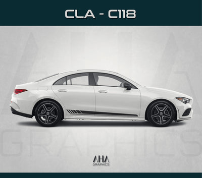 Side Stripes Decals for Mercedes CLA C118