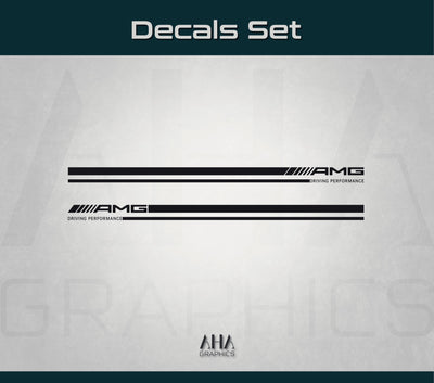 Side Stripes Decals for Mercedes AMG A45 A Class