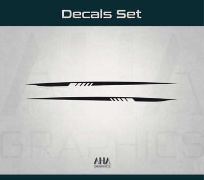 Side Stripes Decals for Mercedes AMG C63 Mercedes Benz C Class